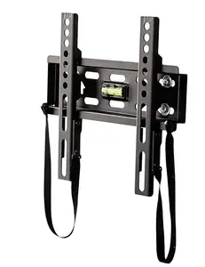 onn Fixed Wall Mount for 19" to 42" TVs, UL Listed, Holds up to 35 lbs, Black