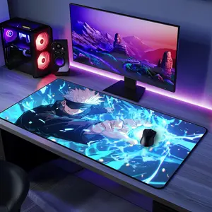 [SALE UP TO 45%] Gojo Satoru Anime Desk Mat | Japanese-Inspired Mousepad | Large Gaming Desk Mat | Minimal Background | Stylish Anime Decor