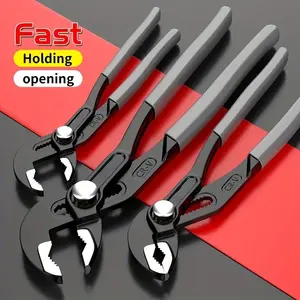 Industrial-Grade Heavy Duty Chrome Vanadium Steel Multi-Tool, Large Nose Pliers, Groove Joint Pliers, Water Pump & Wrench Combo, Durable Hand Tool Set
