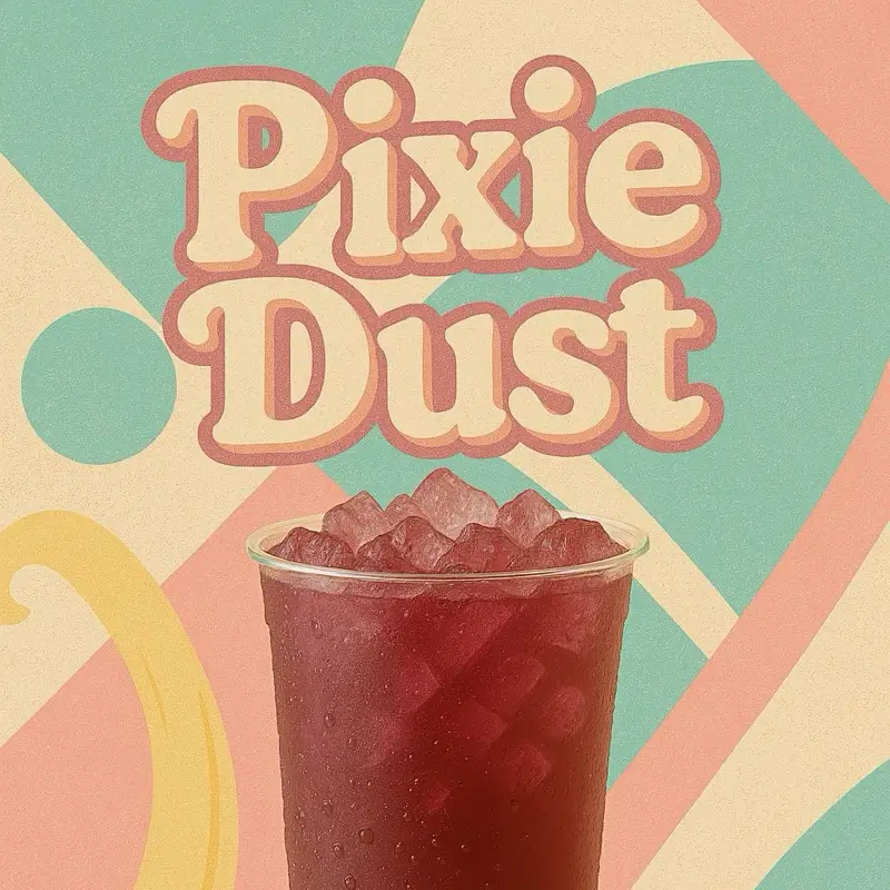Pixie Dust loaded tea energy Beverage Teas - Loaded Tea with Strawberry, Blueberry & Pink Design - Drink