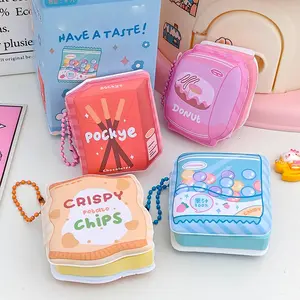 4 PCS /SET  Cute Cartoon Mini Sticky Note Pads, Office Supplies, Portable Stress Relief Memo Books for Students, Small Size, Easy to Carry & Use Anywhere