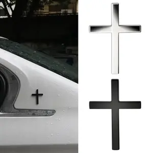 [2PCS]Christian Cross Sticker, Car Exterior Decorative Sticker, Universal Car Accessories for Motorcycle & SUV, Car Decorations, Decal Sticker, Sticker For Cars, Car Decals