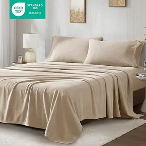 A luxurious  Micro Fleece Sheet Set turns your bed into a cozy getaway