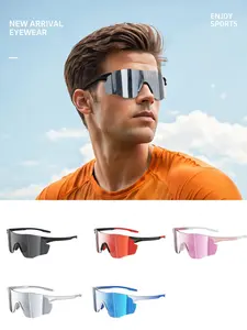 Riding Glasses Sports Sunglasses Lightweight Functional Anti-Fog Sweat-Resistant Scratch-Proof Cycling Running Hiking Fishing Outdoor UV Protection