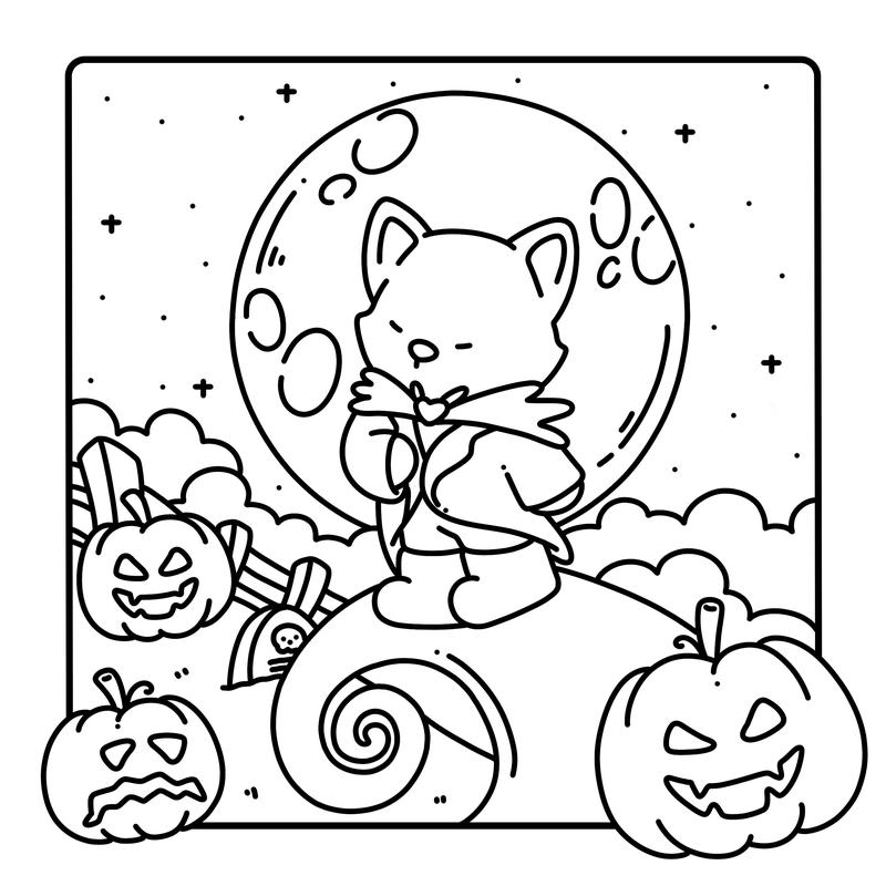 Fuzzy Meowvies Cozy and Cute Coloring Book for Adults and Teens with 30 Cinema-Inspired Cat Illustrations Bold Simple Easy Animal Designs for Stress Relief Relaxation