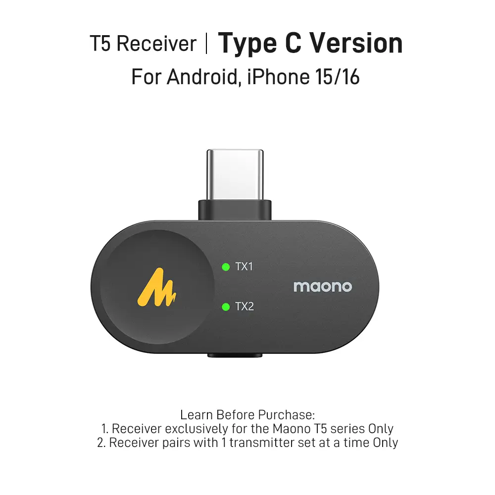 Type-C Receiver【For Android, iPhone15,16】