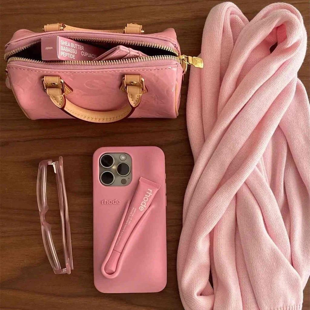 Lipstick and Lip Gloss Phone Case for iPhone 11 12 13 14 15 16 17 Pro Max Plus