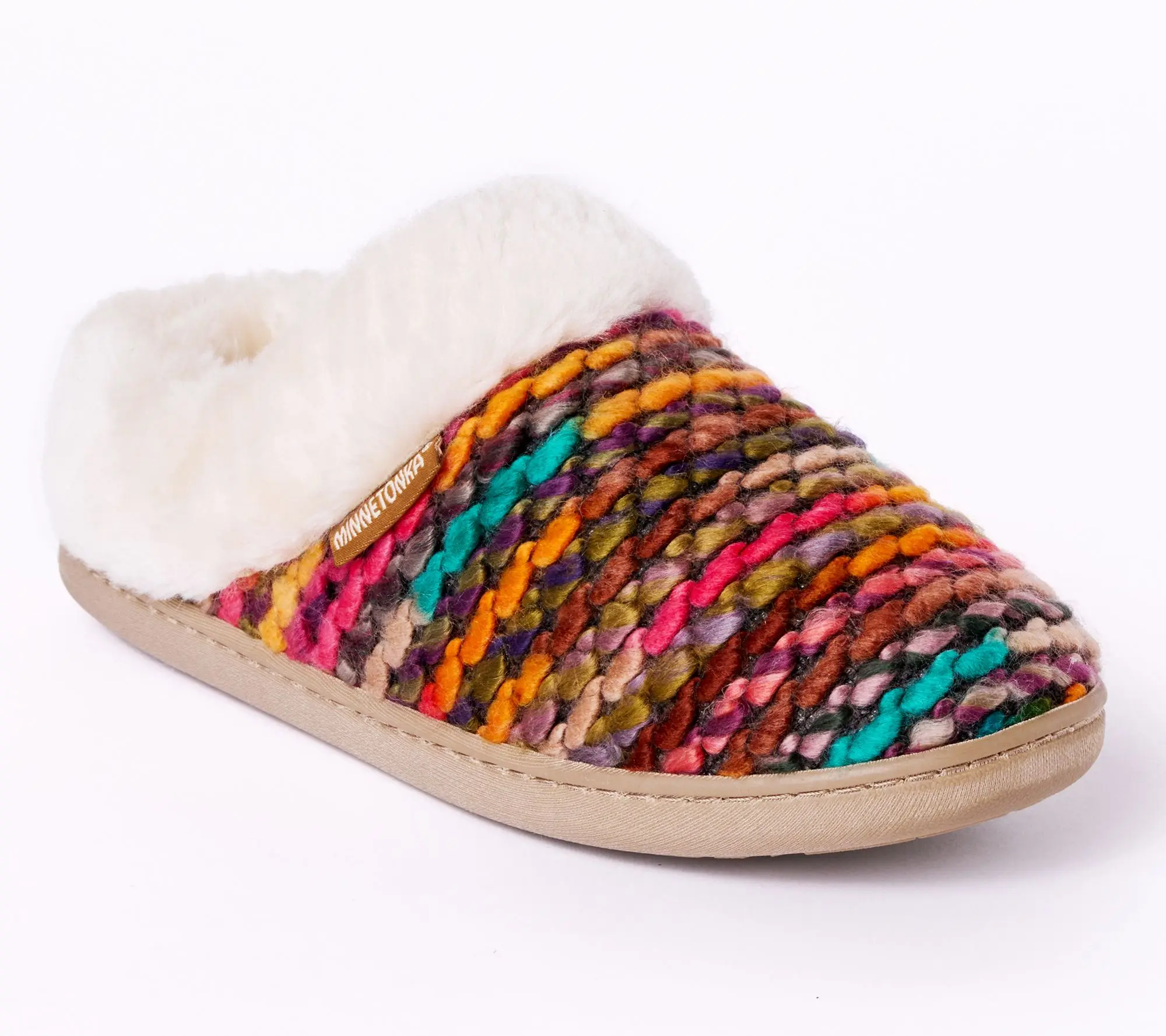 Minnetonka Women's Dina Clog Knit Slippers