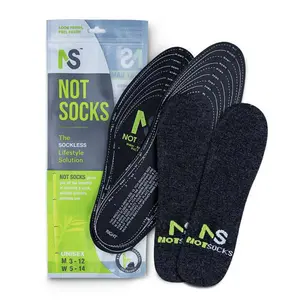 Sockless Insole Covers for Flats – No Show Shoe Liners | NotSocks (2-Pack)