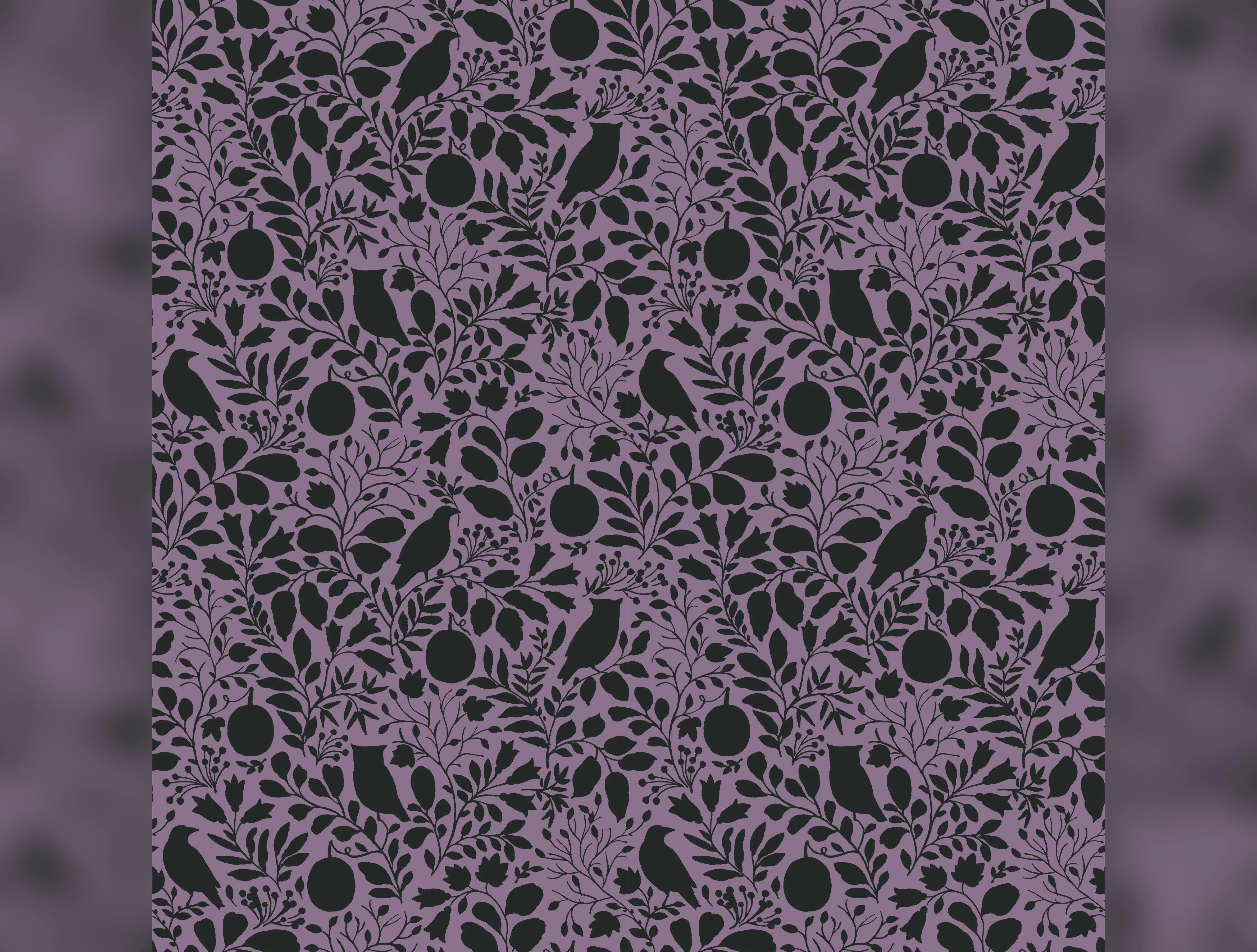 Trick or Treat | Silhouette Plum by Lisa Audit for Riley Blake Designs | C15963-PLUM