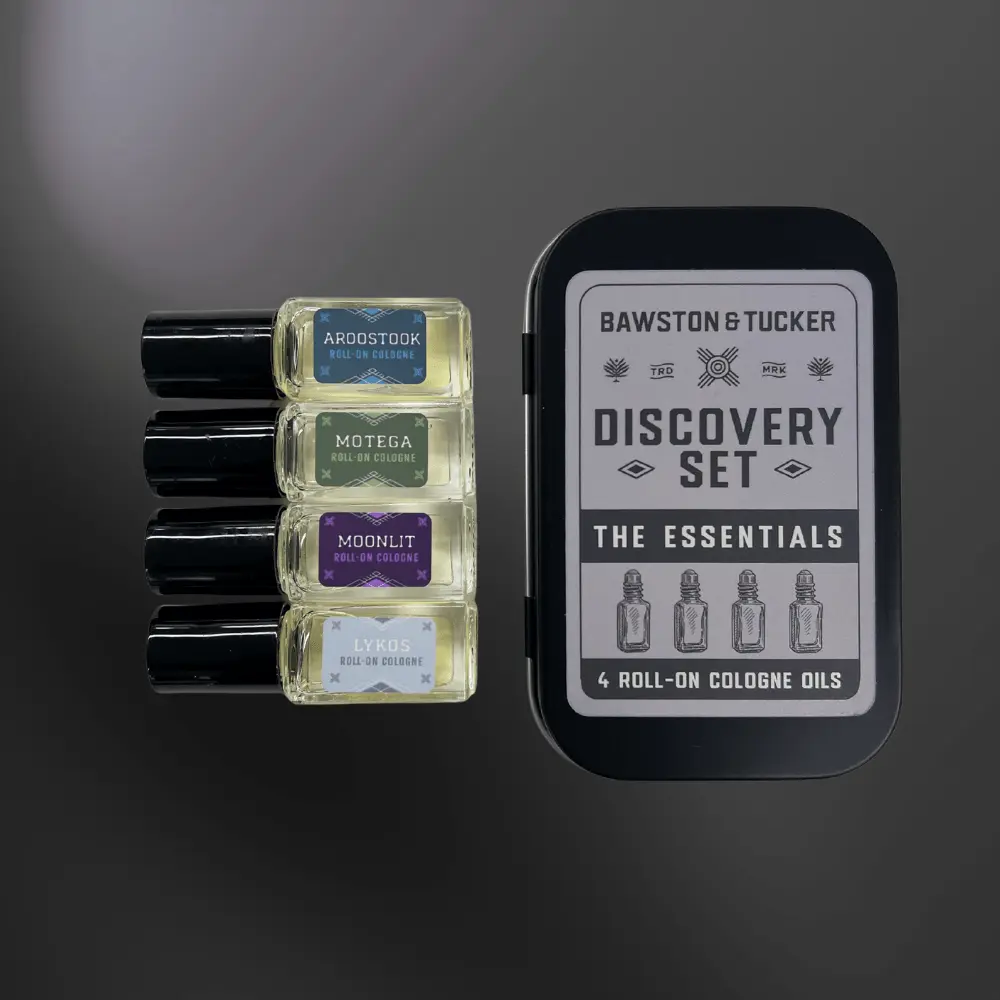 Cologne Oil Discovery Samples Set - 4 Roll-on Scents to Try