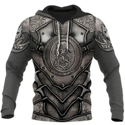 Knight Armor Hoodie TikTok Shop