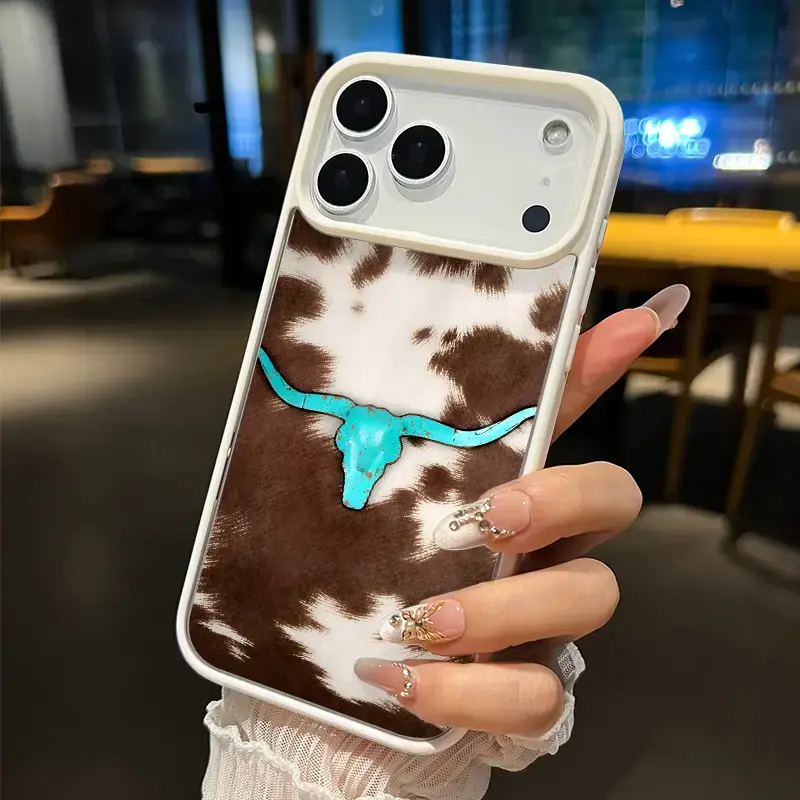 Western Bull Skull MagSafe Phone Case by Mood In Case