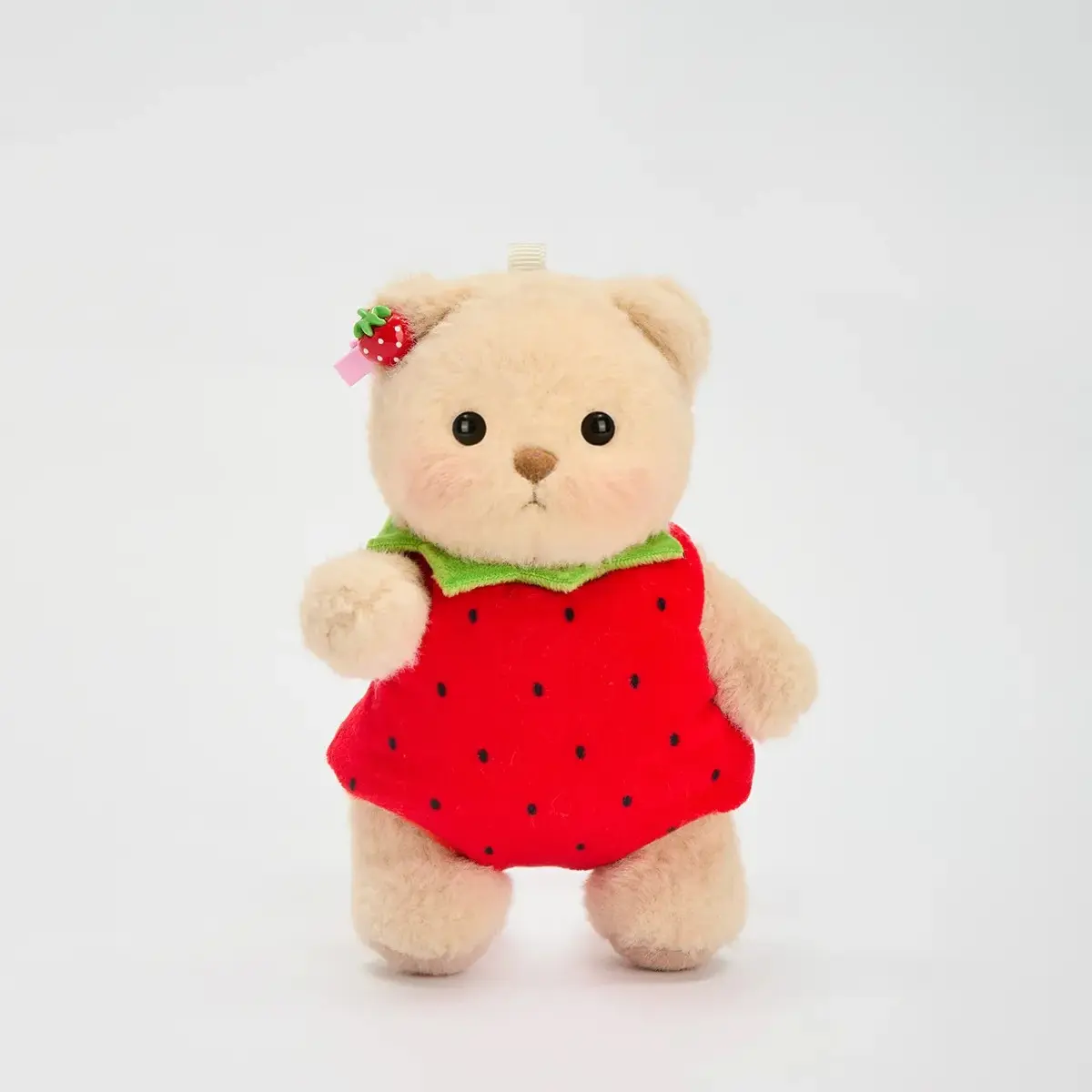 5.9 Inches Strawberry Brown Mini Bear