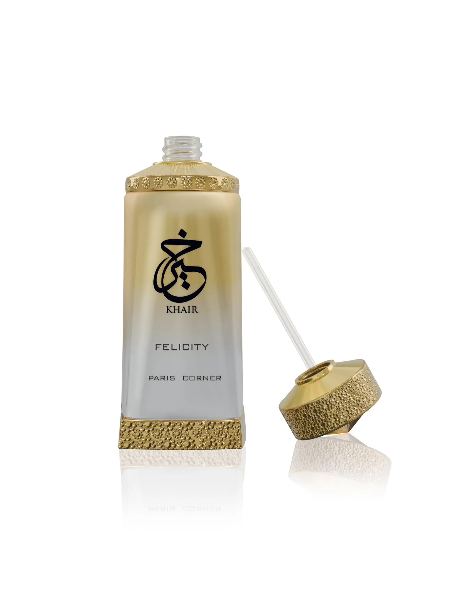 Paris Corner | Khair Felicity Perfume - 3.4 fl oz | Sparkling, Joyful Unisex Perfume with Champagne, Cassis, Rose, Vanilla, Musk