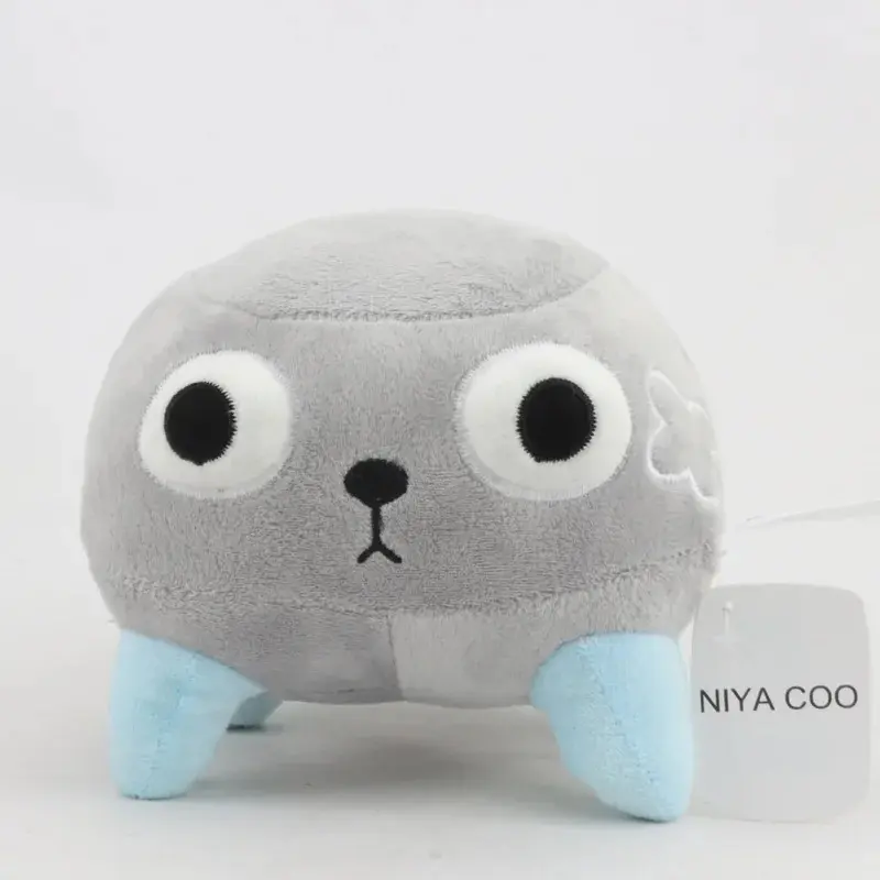 NIYA COO 25CM Kawaii Cartoon Plush Toy Dandy's World Game Role Pebble Dog Cute Stuffed Pillow for Kids Birthday Gift Home Decor Short Plush PP Cotton