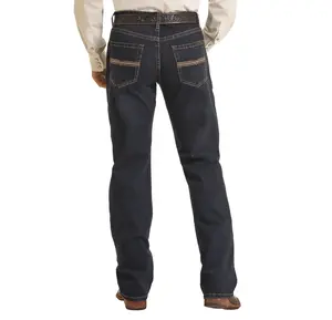 Rock & Roll Cowboy Men's Double Barrel Vintage '46 Relaxed Tapered Stackable Boot Cut Leg Jeans VMTBD03711