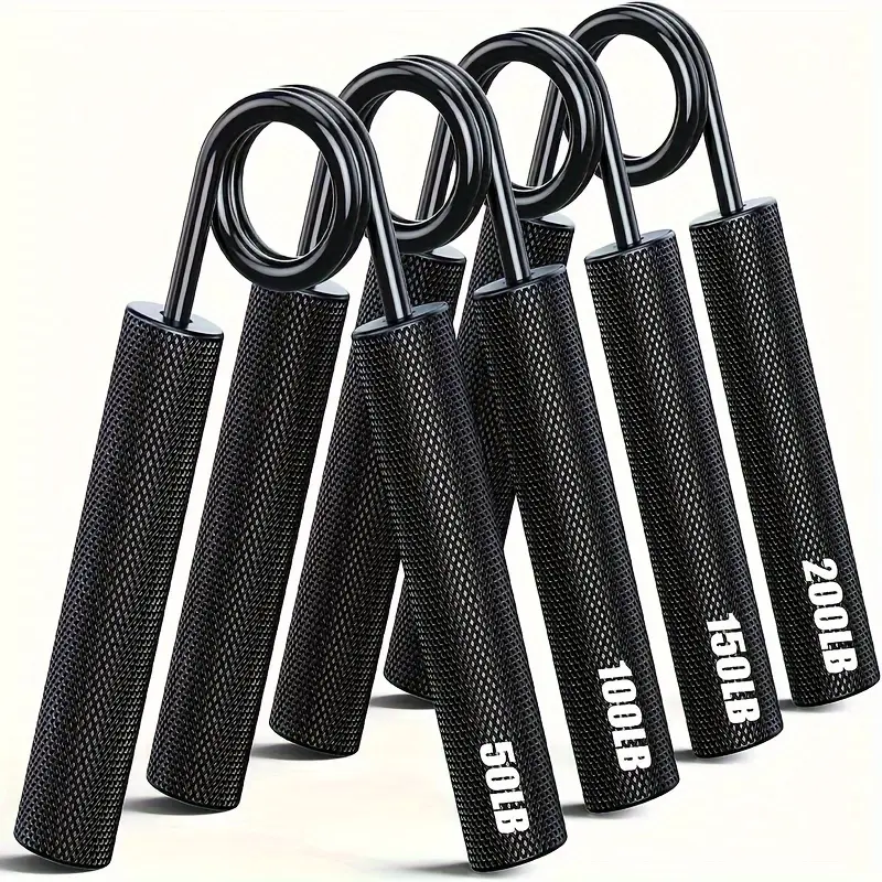 Adjustable Resistance Hand Grip Trainer Set, Spring-Loaded Structure, Separately Adjustable Tension for Each Gripper, Great for Hand Muscle Training & Injury Rehabilitation