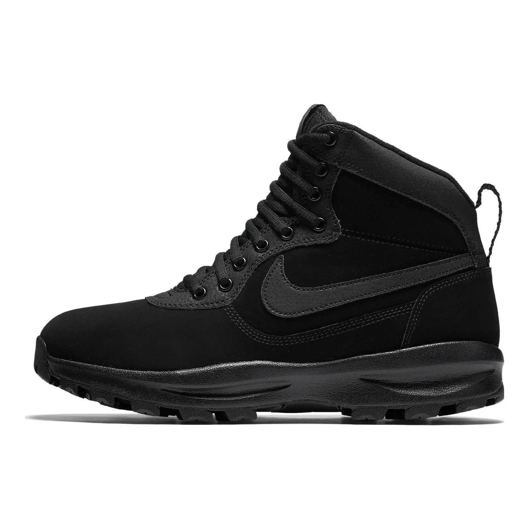 Nike Manoadome Triple Black Cushioned Durable High Top Men's Sneakers 844358-003