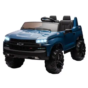 Garvee 24V Chevrolet Silverado Ride-On Truck – Licensed 2-Seater Electric Car for Kids with Parent Remote Control