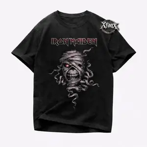 Iron Maiden T-Shirt – Vintage Rock Band Tee - Eddie Mummy Graphic - Unisex Clothing - Hoodie
