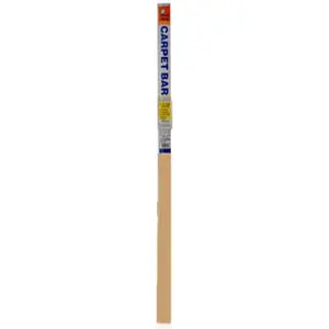 H176UF-6 6 ft. Oak Unfinished Wood Carpet Bar