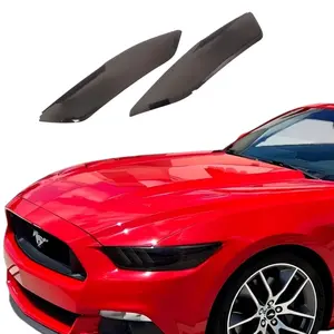 Smoked Headlight Covers for 2015-2017 Ford Mustang / 2018-2022 GT350 & GT500 By Tint My Light