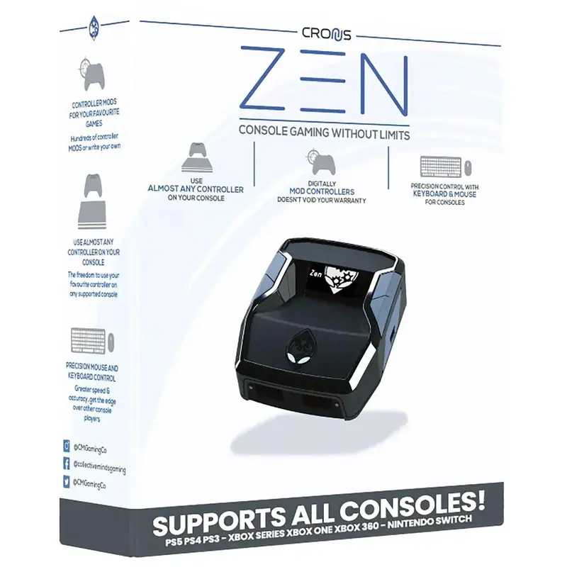 Cronus Zen Controller Emulator for Xbox One, Xbox Series S|X, PlayStation 4, PlayStation 5, Nintendo Switch and PC Brand
