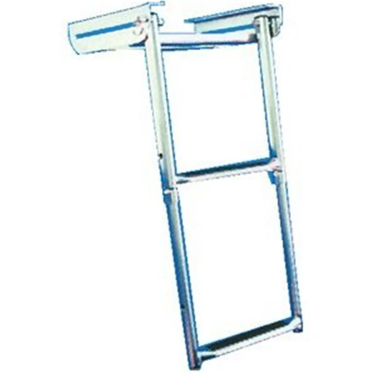 212 MAIN Windline SM-2X 2-Step Slide Ladder, Stainless Steel, Step Locking, Thick Walls