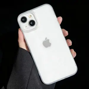 Soft TPU Matte Phone Case for iPhone 17 Pro Max Cases iPhone 13 15 12 16 14 17promax Transparent Cover