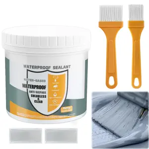 Swiilpo Gray  Coating - Concrete & Cement Blend Polyurethane Sealant for Walls, Garage Floors, Industrial Surfaces|     Indoor/Outdoor Leak Repair|     Seamless Crack Protection (17.63oz)Quesear