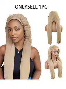 Soft Breathable Long Hair Sleep Cap, Smooth Comfort Design, Suitable for Braided Hairstyles, Improves Night Sleep Quality, Sleep Bonnets