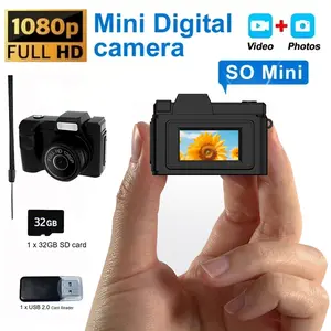 Vintage Wearable Mini Camera, Vlogging Camera, 1080P HD Video Recording, Portable Photography Tool, 32GB TF Card Included, Perfect for Photography Lovers