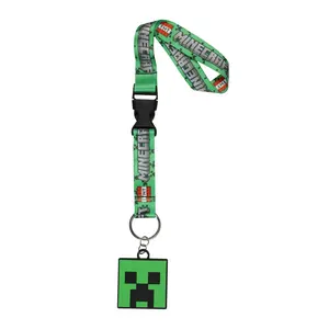 Minecraft Creeper Wrist Strap Lanyard For Keys | Hand and Wrist Lanyard For Wallet Keychain