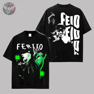 Feid Ferxxo Shirt V10 Size S-5XL - FEID vs FERXXO: Falxo Tour 2026 High-Quality Shirt Heavy Cotton Unisex T-Shirt, Graphic Reggaetón, Latin Pop Feid Ferxxo Fan Merch Gift For Music Lover
