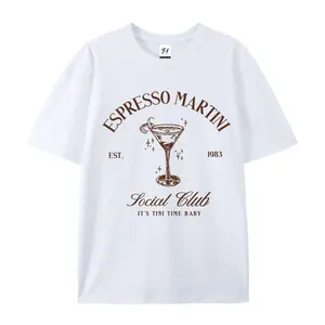 Espresso Martini Social Club Graphic Tee Girls Night Out Brunch Shirt