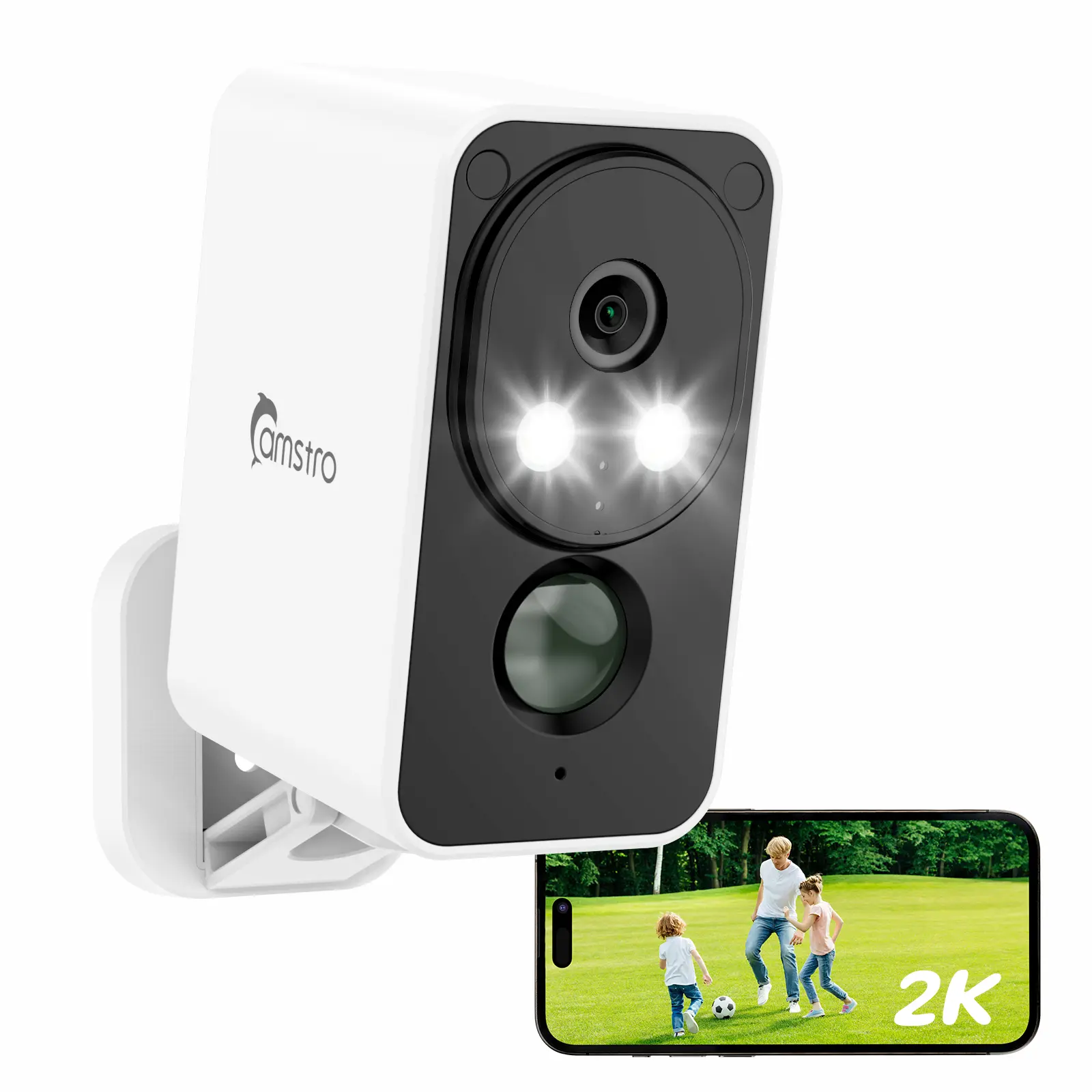 2K Outdoor Battery Surveillance Camera, Wireless WiFi Surveillance ...
