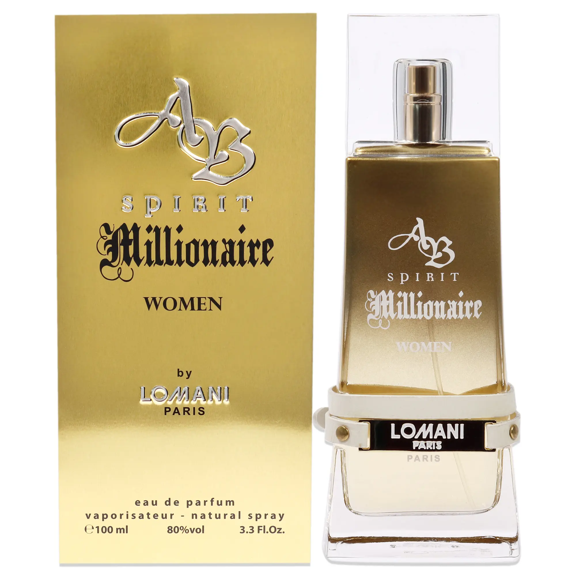 AB Spirit Millionaire by Lomani for Women - 3.3 oz EDP Spray AB Spirit Millionaire by Lomani for Women - 3.3 oz EDP Spray