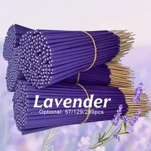 Lavender Incense Sticks, High-Quality Fragrance, Scented Home Fragrance, 8.66 Inch Burn Time, Home Kitchen Restaurant Decor, Perfect Gift for Holidays