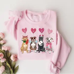 Valentine dog shirt, Pitbull Sweatshirt, Pitbull mom shirt, valentine sweatshirt, dog valentine Animal Lover Gift, Xoxo Shirt