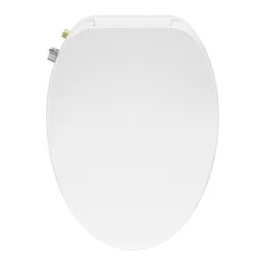 Advanced Hygiene Bidet Toilet Seat – Smart Electric, Heated Elongated, Adjustable Warm Water, Dual Self-Cleaning Nozzles, Air Dryer, Slow Close Lid, LED Night Light, Remote Control, Easy Install – Comfortable & Hygienic