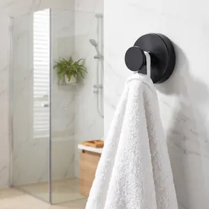 【DealsForYouDays】Suction Cup Hooks for Shower, 2 Pack Heavy Duty Shower Hooks for Inside Shower, Removable Waterproof Suction Hangers for Glass Window and Bathroom, Stainless Steel Towel Hooks, No Drilling