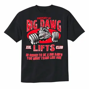 Big Dawg Lifts Fitness Graphic Tee Black