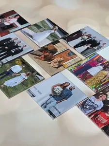 Custom Photo Magnets 2x2 Square - Personalized Memory Display Set for Kitchen, Office, Toolbox or Fridge - Durable Mylar Coated - Perfect Wedding Favor or Gift - 12 Piece Set