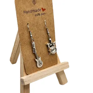 Handmade Metal Coated Guitar and Amp Earrings - Unique Design, Detailed Craftsmanship, Fashion Accessory & Gift for Music Lovers