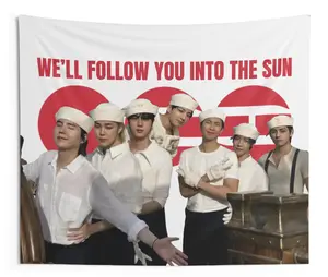 We'll Follow You Into The Sun Wall Tapestry, Arirang Tapestry, Decor Home, Gift For Her, Gift For Army, Birthday Gift