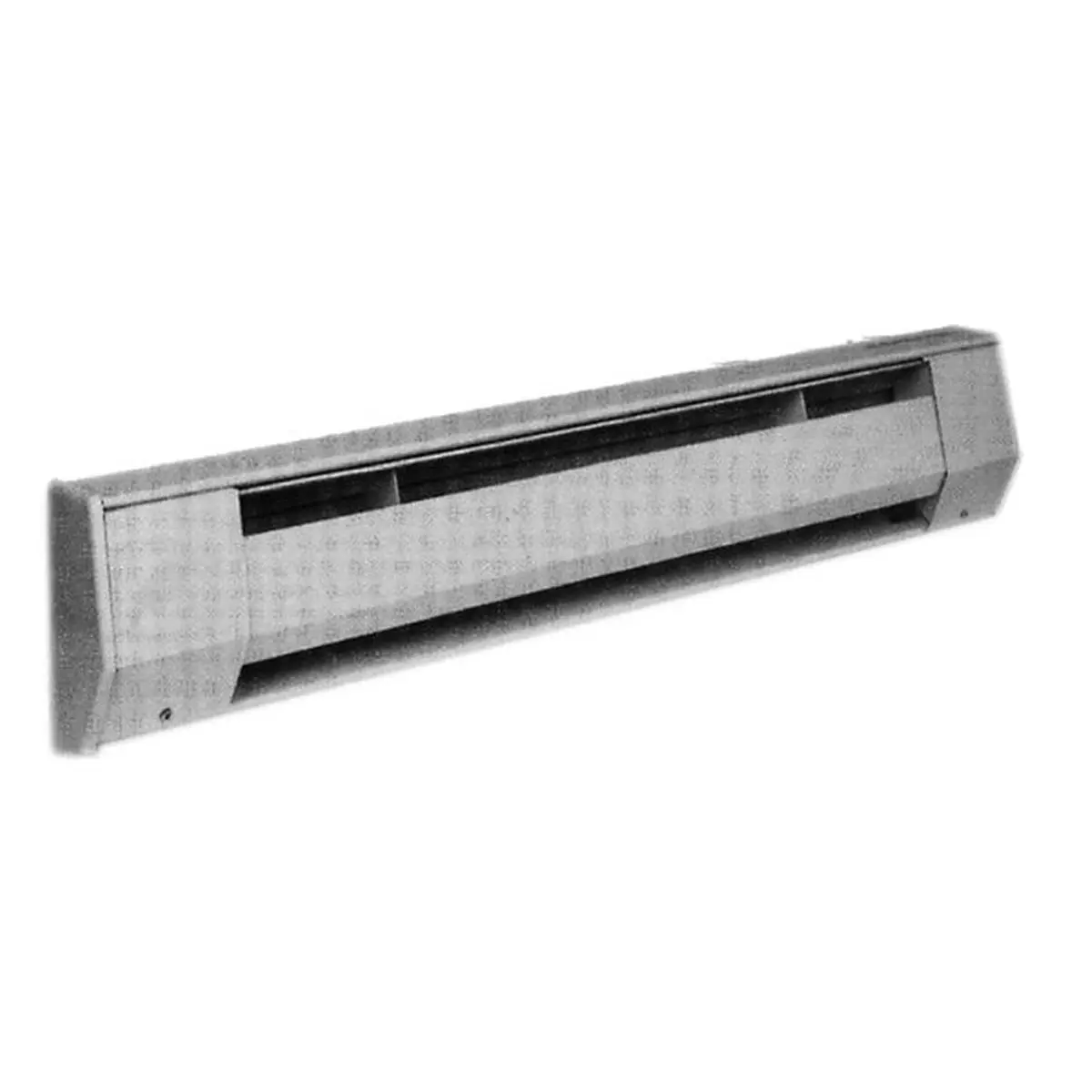 212 MAIN Steel Baseboard Heater for Home Appliances, 2 ft (28" H x 7.8" W x 4.4" L), 500W Power, 240V Plug, Baked Enamel White Finish, Quiet Heat, Die-Formed Edges, Aluminum Component, Model 799924501 2-2405BW