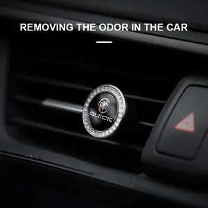 Car Emblem Freshener Solid Perfume Air Conditioner Vent Clip For Buick Rendezvous Riviera Century Verano Envision Avenir Lacrosse Regal Encore Excelle Lacetti Enclave Anthem Cascada Car Air Diffuser