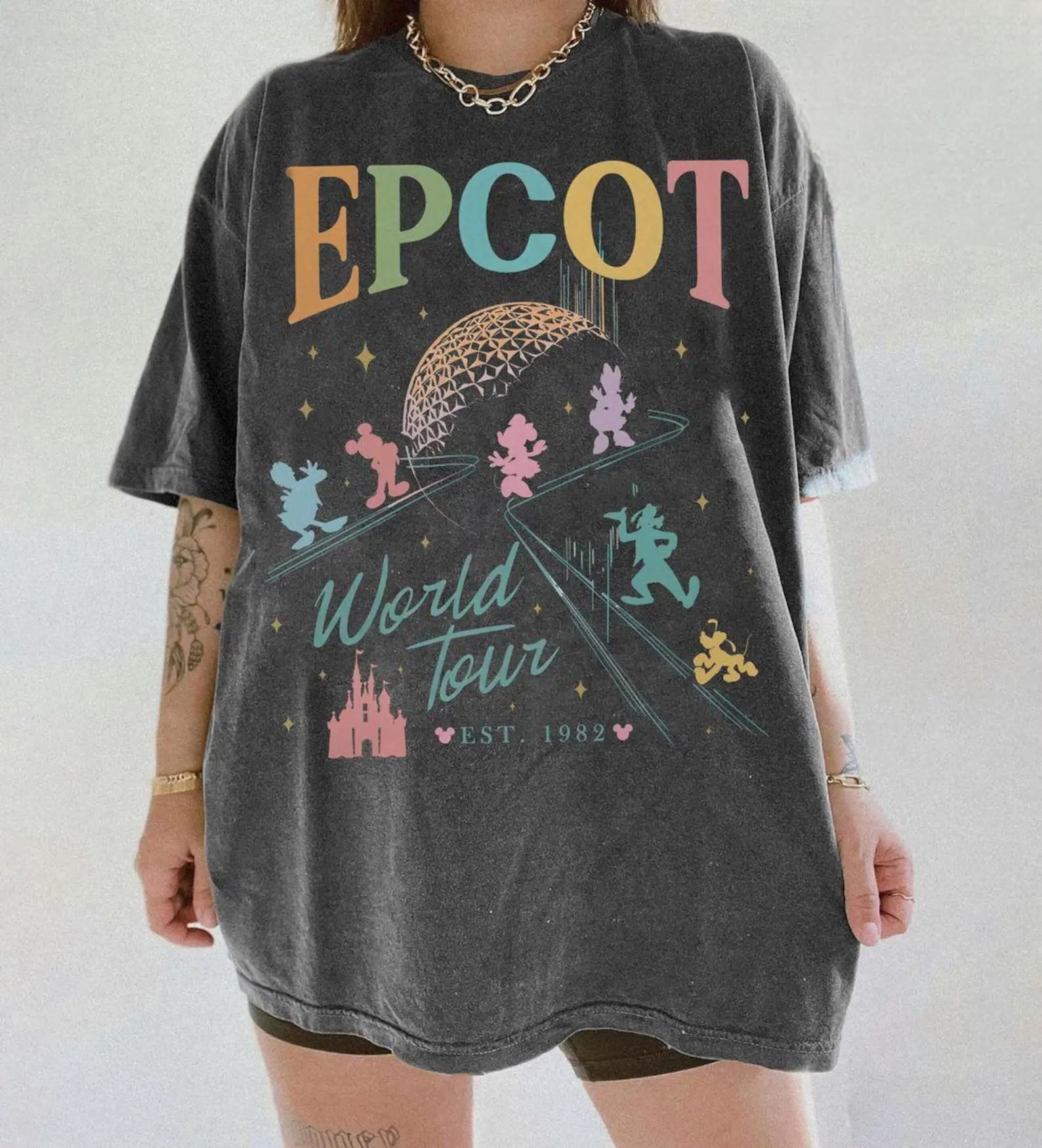 WDW Vintage Epcot World Tour Shirt, WDW Drink Around The World Tee, WDW Epcot 1982 Shirt, Epcot Drinking Shirt