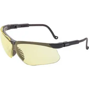 UVEX Safety Glasses, Type: Safety, Lens Color Family: Amber, Lens Color: Amber, Lens Coating: Anti-Fog, Frame Style: Frameless, Metal Frame: No S3202HS